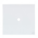 Placa furo 4x4 - Novara Glass Branco